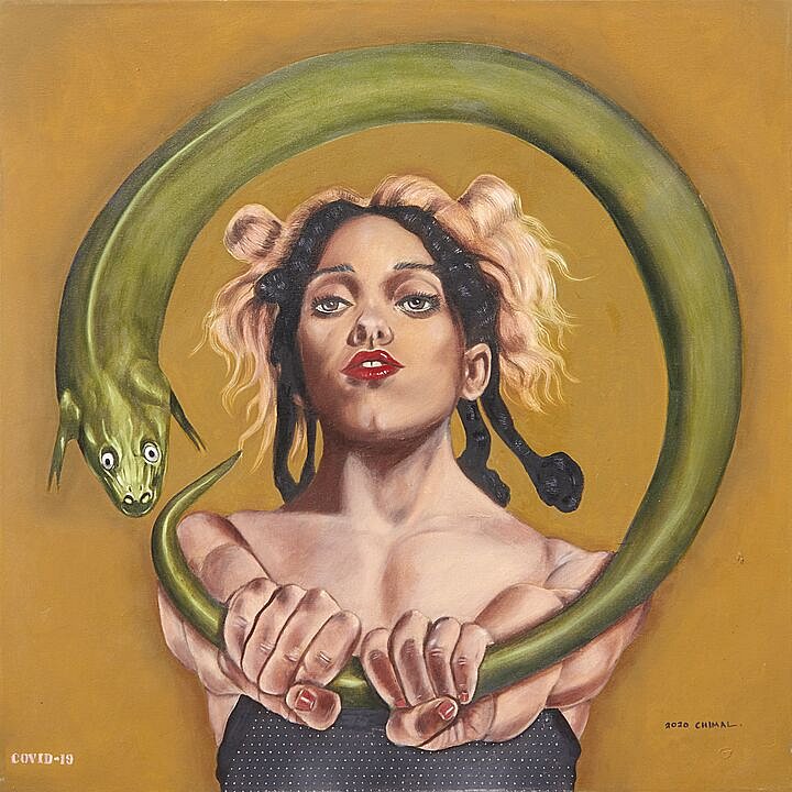 Mujer con aguila (2020)