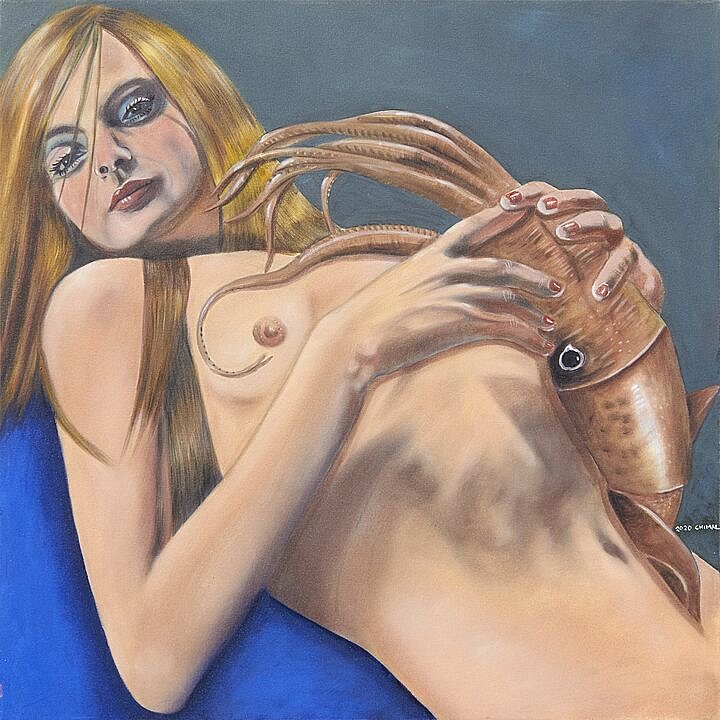 Mujer con calamar (2020)